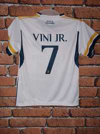 Koszulka piłkarska dziecięca Real Madryt Vini Jr rozm. 116