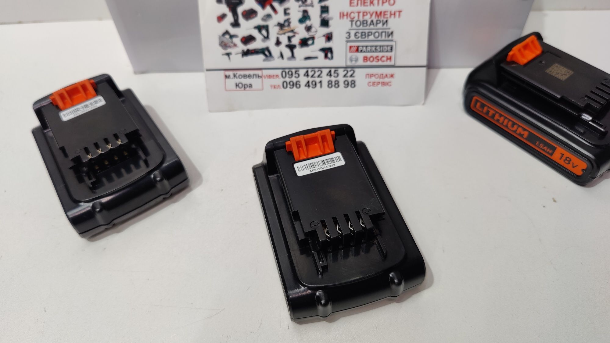 Оригінал акумулятор Black-Decker 18В 1.5А/BL 1518/батарея/аккумулятор