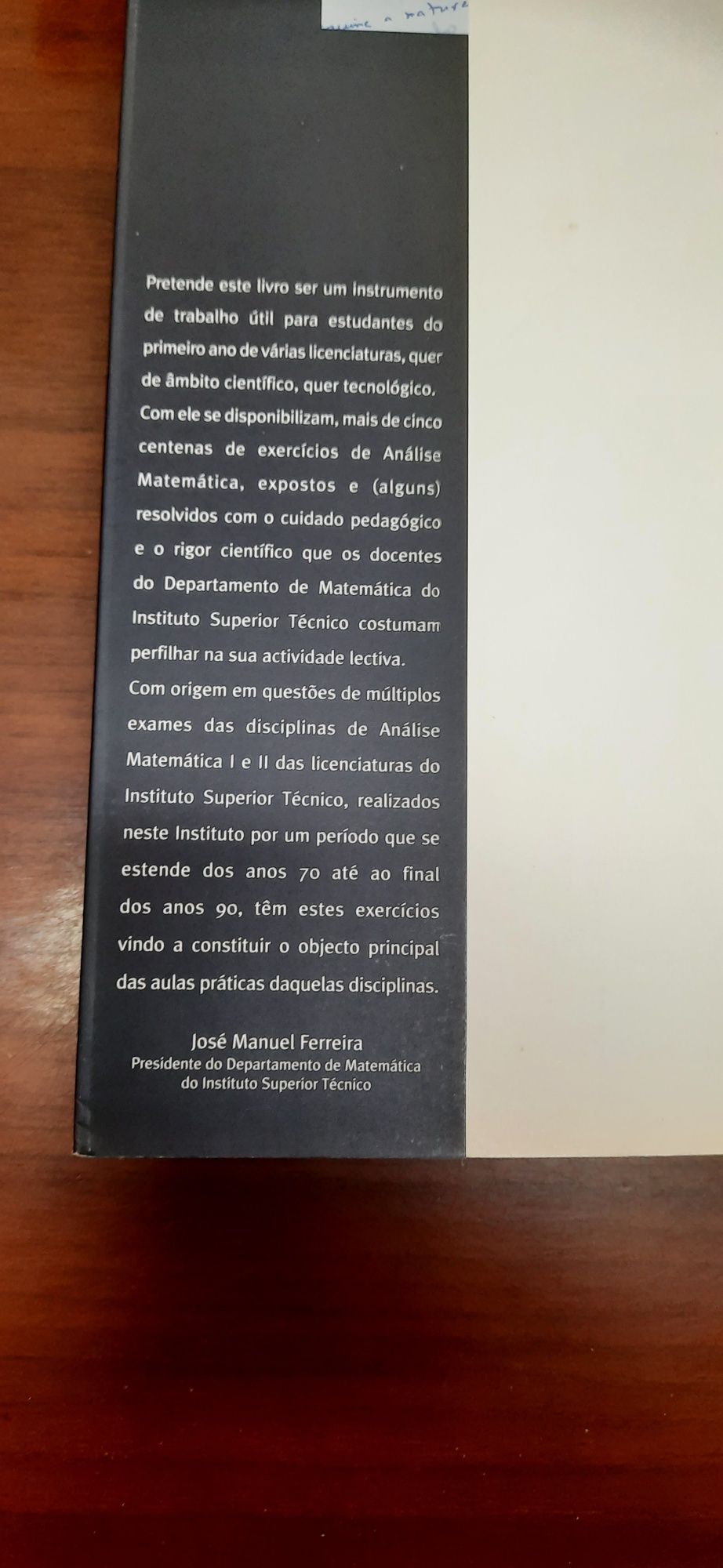 Exercícios de Análise Matemática I e II (instituto superior técnico)