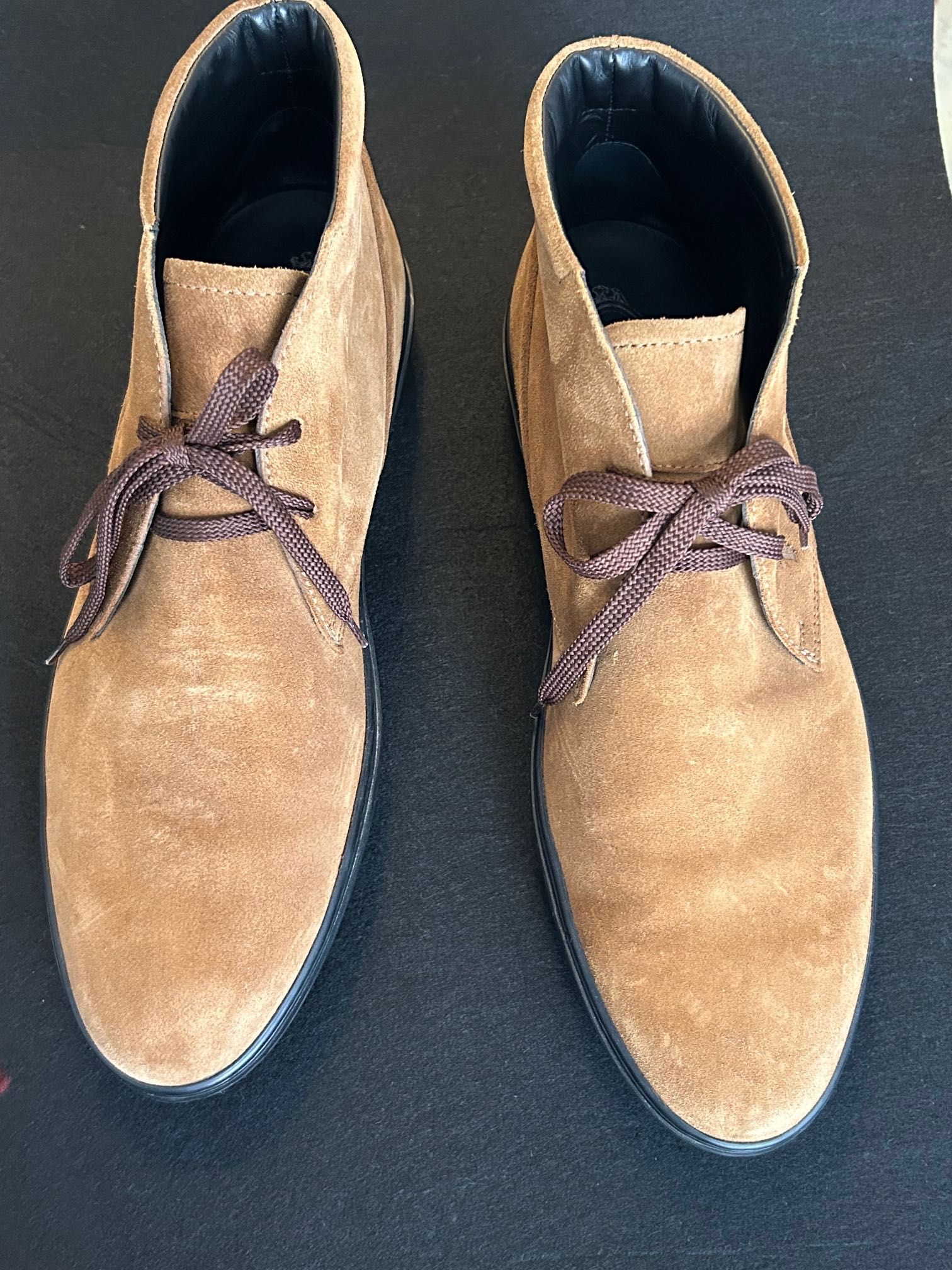 Botins de camurça beje da TOD´S em excelente estado