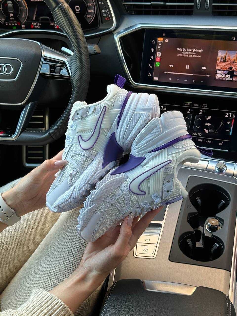 Кросівки найк рантек Nike Runtekk White Purple 37-41