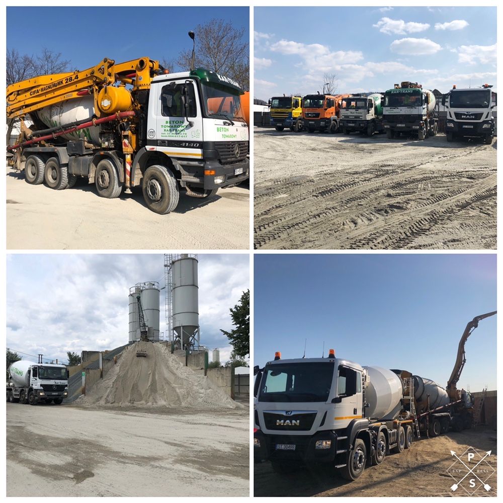 Beton Towarowy/Transport/Pompa/TRANSPORT 4X4