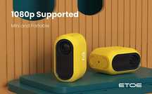 Projektor LED WiFi, Bluetooth, kompatybilny z iOS/Android/USB/HDMI