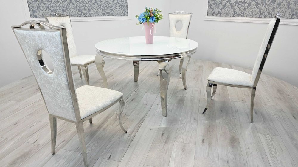 Jadalnia Stół Ludwik + 4 krzesła Viktoria