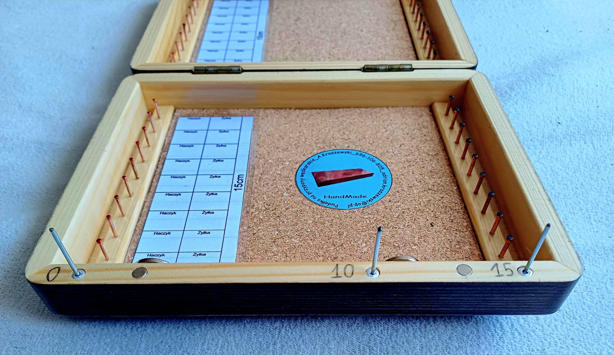 Pudełko piórnik na przypony 15 cm