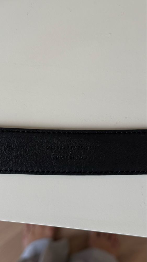 Пасок Saint Laurent 85 см золото