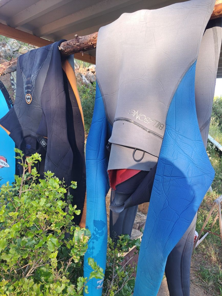 Several wetsuits to sell from xs to L, 4/3mm. Ripcurl-Billabong etc