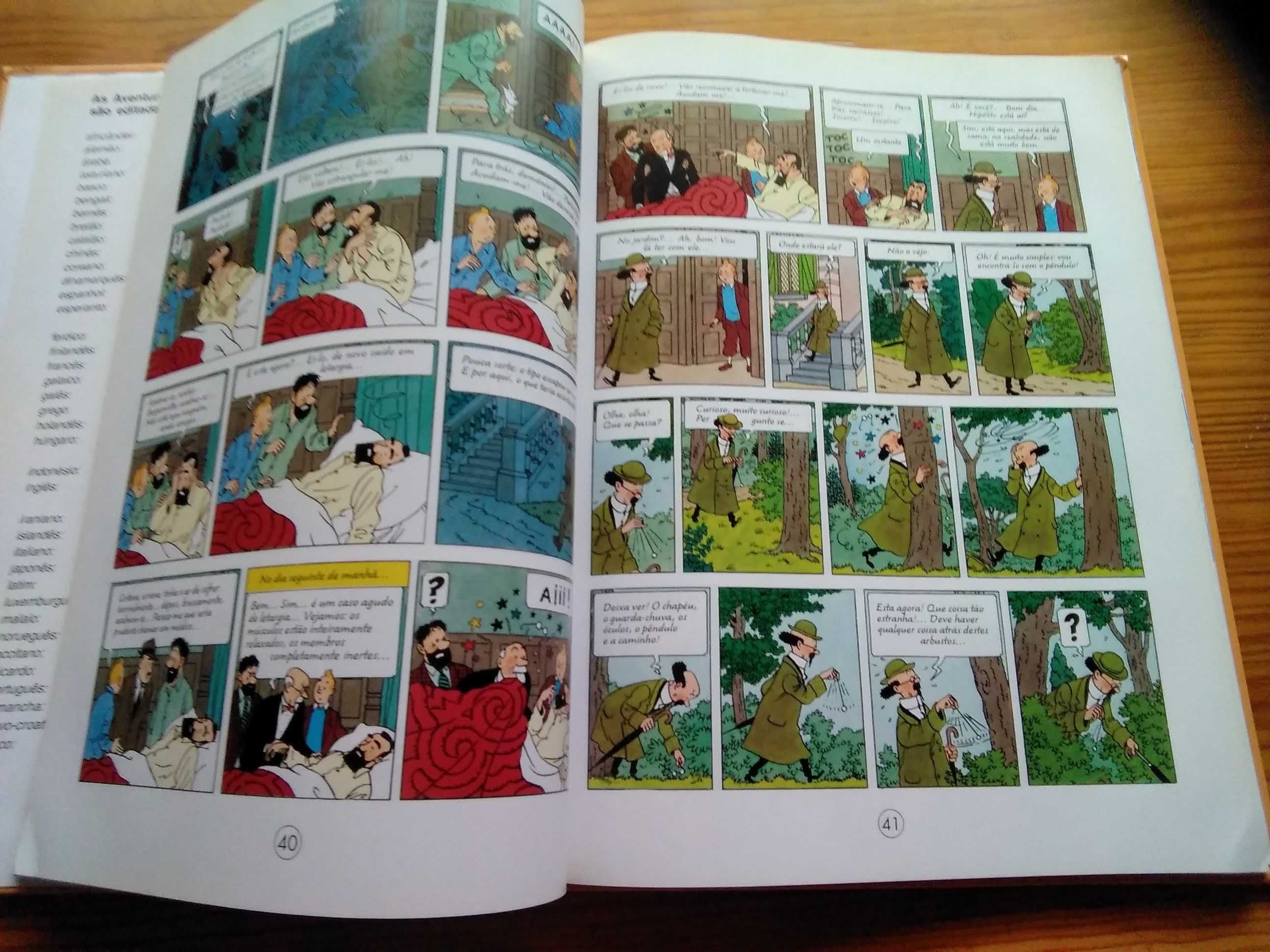 Livro "BD" Tintim