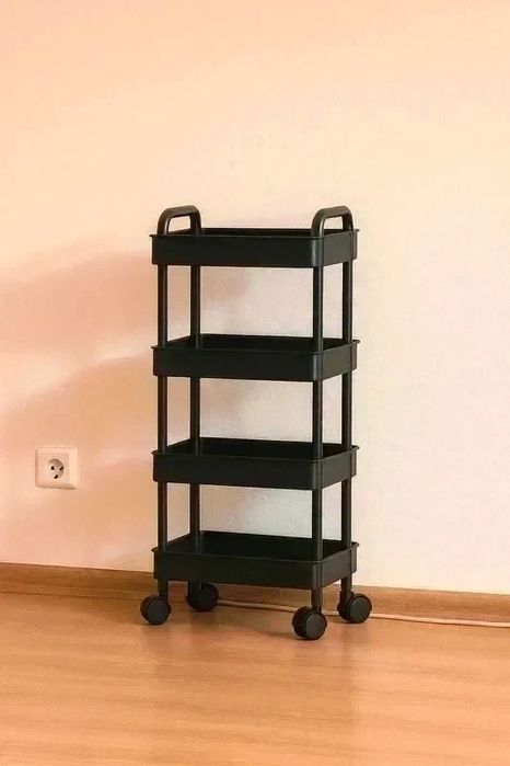 Regał na kółkach 4 poziomy organizer kuchenny łazienkowy