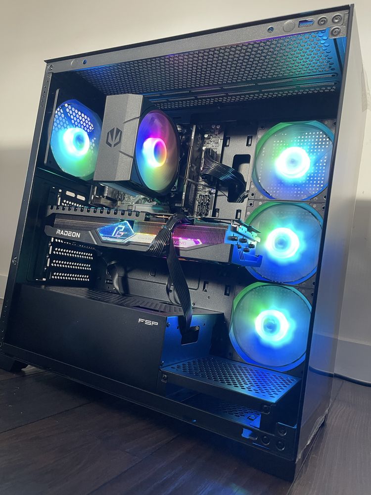 AMD 7500f RX 7900 xt ddr5 512gb ARGB Komputer do gier