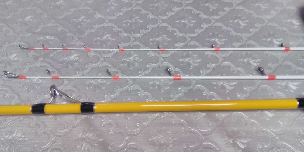 Conjuntos de casting e spinning, canas com 2 partes da frente,