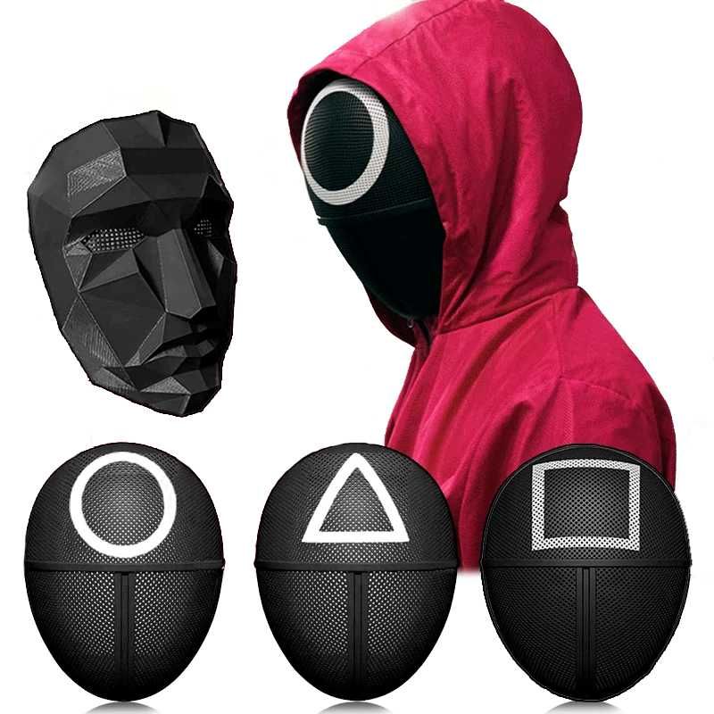 Maska na Haloween Squid Game różne wzory