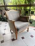 Fotel ludwik, vintage, retro, fotel w stylu ludwikowskim