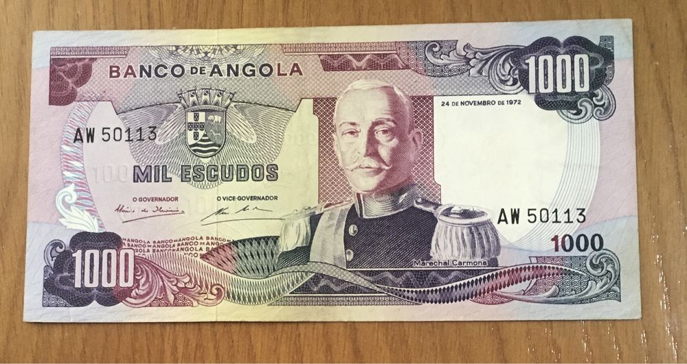 Notas Colónias - Moçambique e Angola