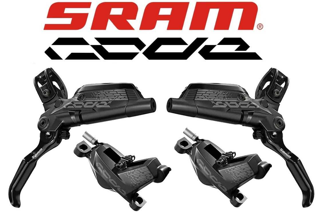 NOWE Sram Code R hamulce hydrauliczne 4-tłoczkowe 200cm komplet FV 23%