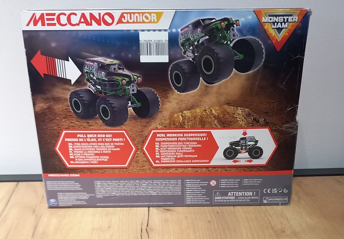 Zestaw konstrukcyjny Meccano Grave Digger