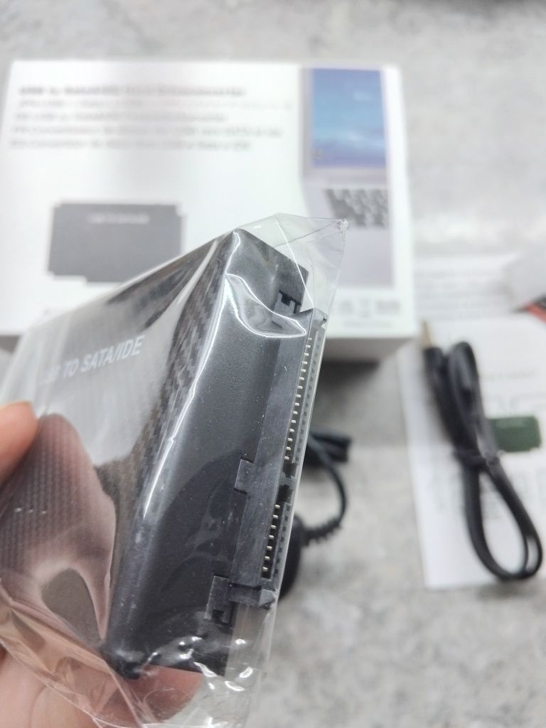 Адаптер перехідник USB3.0 SATA та IDE для жорстких дисків IDE HDD/SSD