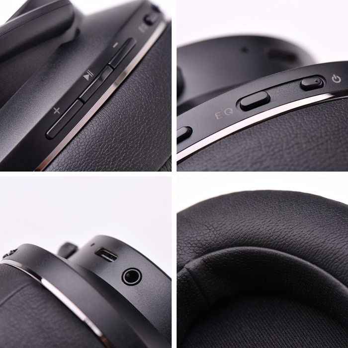 DOQAUS słuchawki bezprzewodowe bluetooth nagłowne DESIGN1 czarne