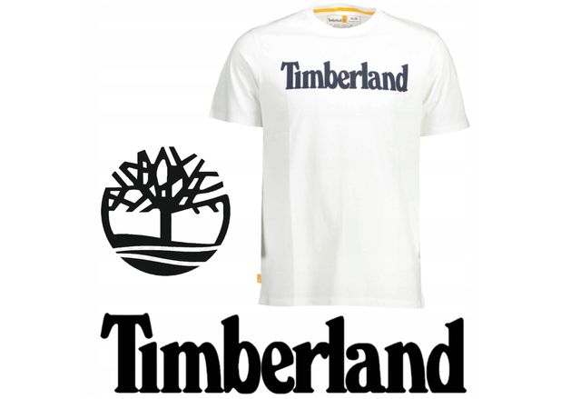 T-shirt męski Timberland biały r. XL
