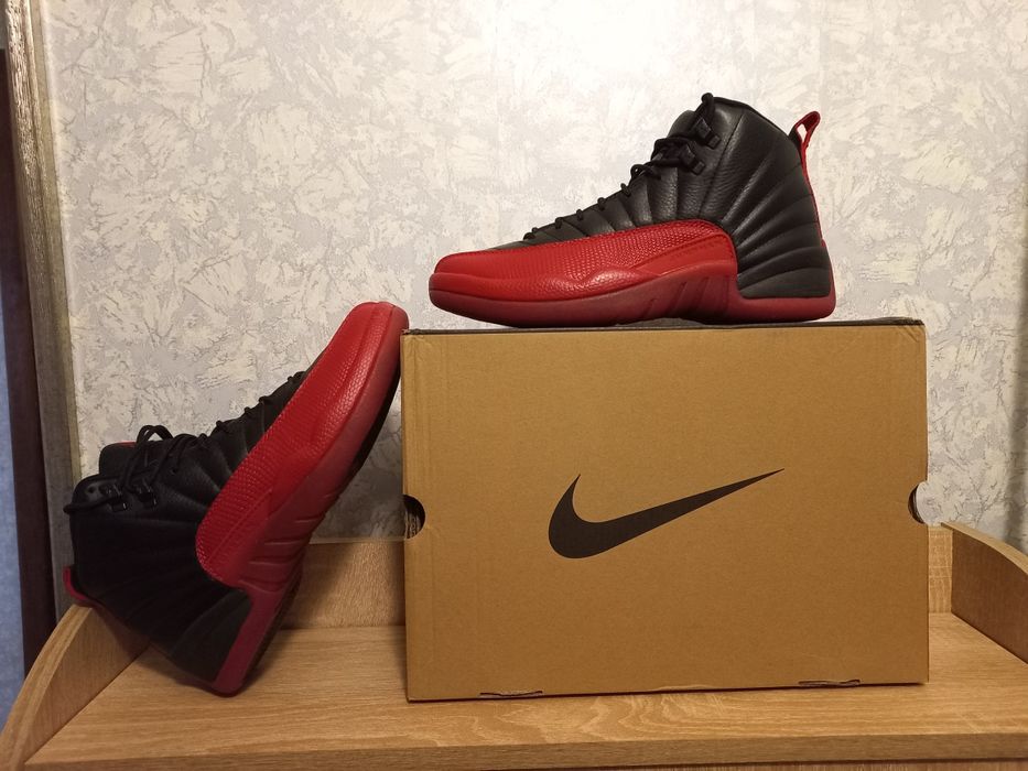 Nike Air Jordan 12 OG  1997 Flu Game Black/Red