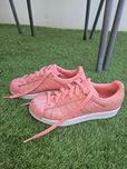 Ténis Adidas Superstar Metal Toe rosa