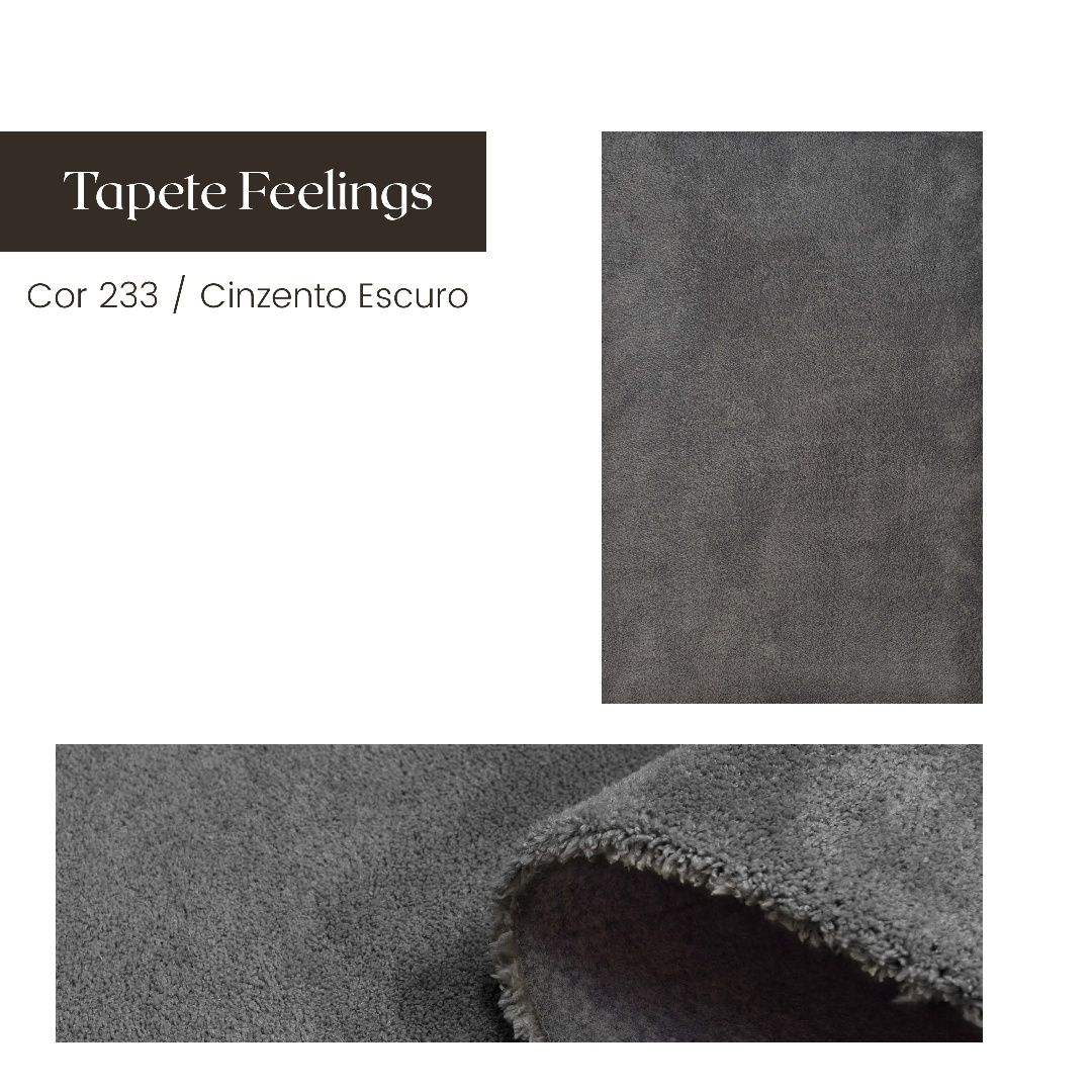 Tapete Feelings Creme - 8 Cores disponíveis - 200x290cm By Arcoazul