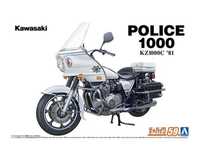 Aoshima 06480 Kawasaki KZ1000C POLICE1000 '81 1/24 model do sklejania