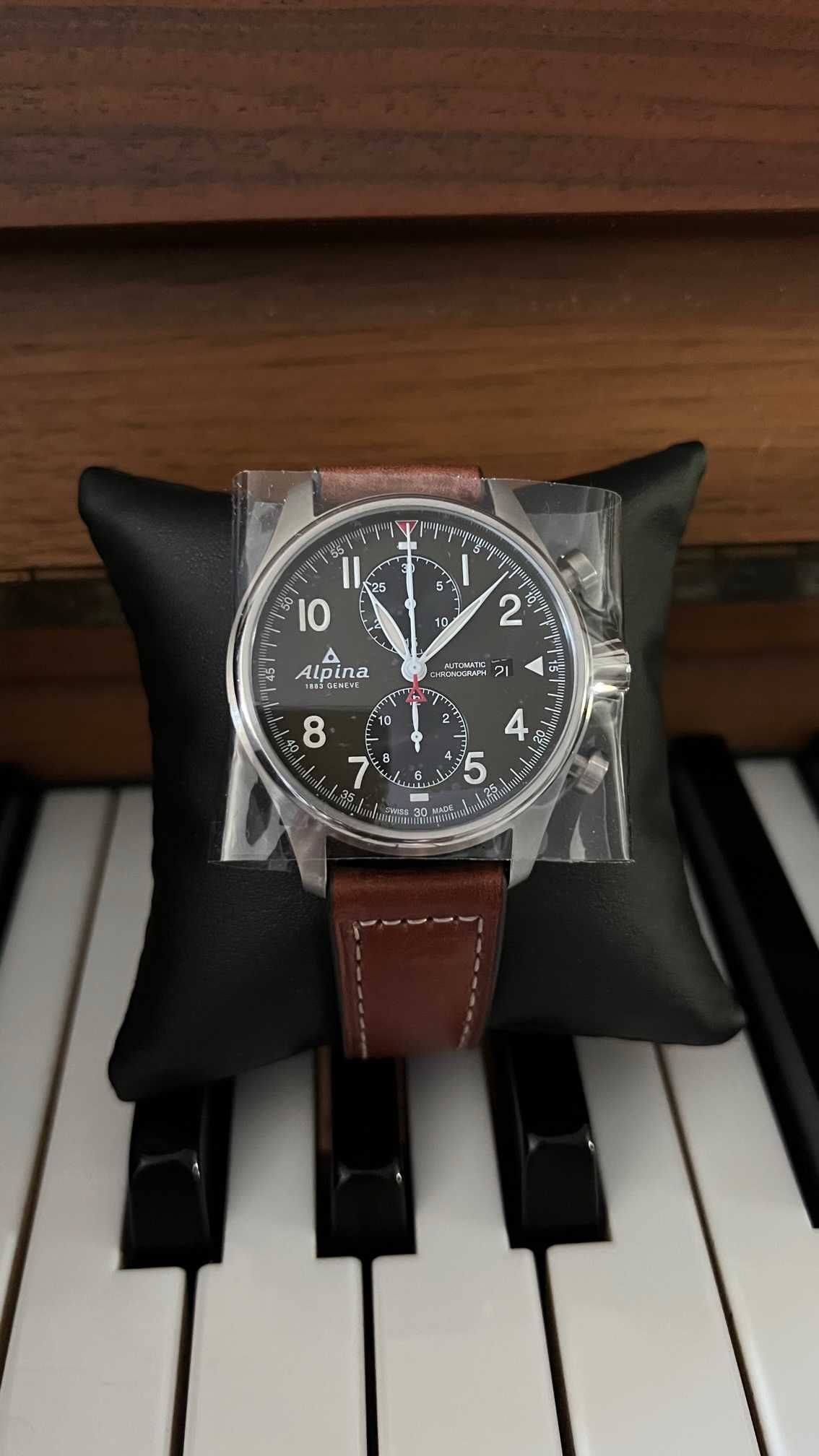 Zegarek męski Alpina Startimer Pilot Automatic Chronograph