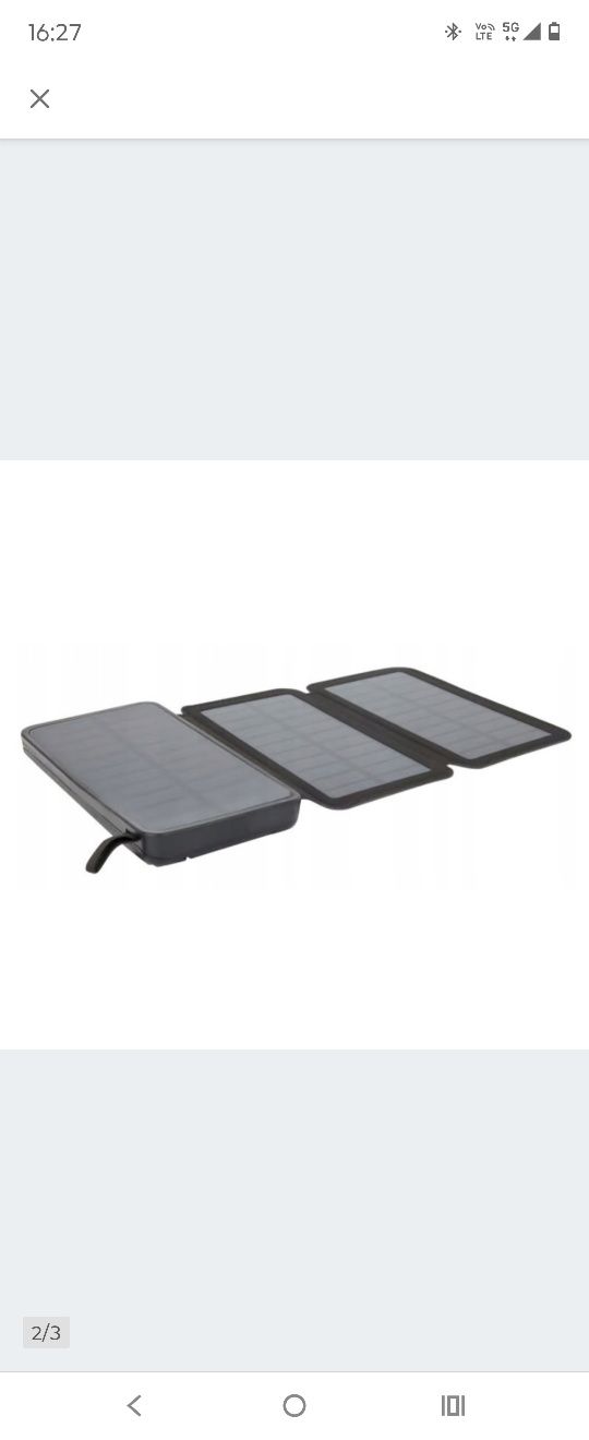 Powerbank solarny 8000 MAH