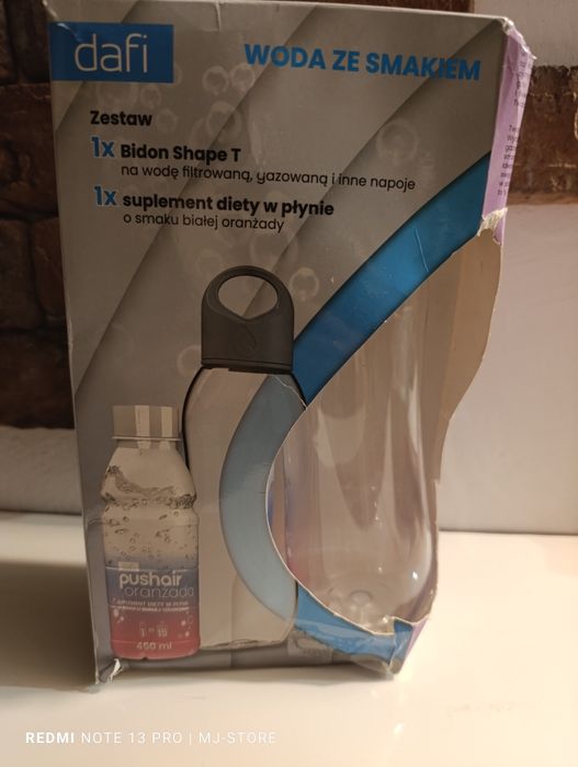 Bidon Dafi z wodą smakową