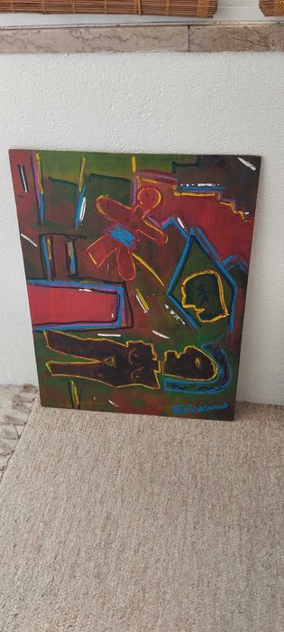 Pinturas a óleo sobre madeira