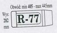 Okładka książkowa regulowana R77 (50szt) IKS