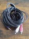 Kablel Jack 3,5mm - 2 x RCA przewód AUX - IN audio 10m