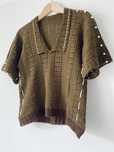 Handmade Dzianinowy top