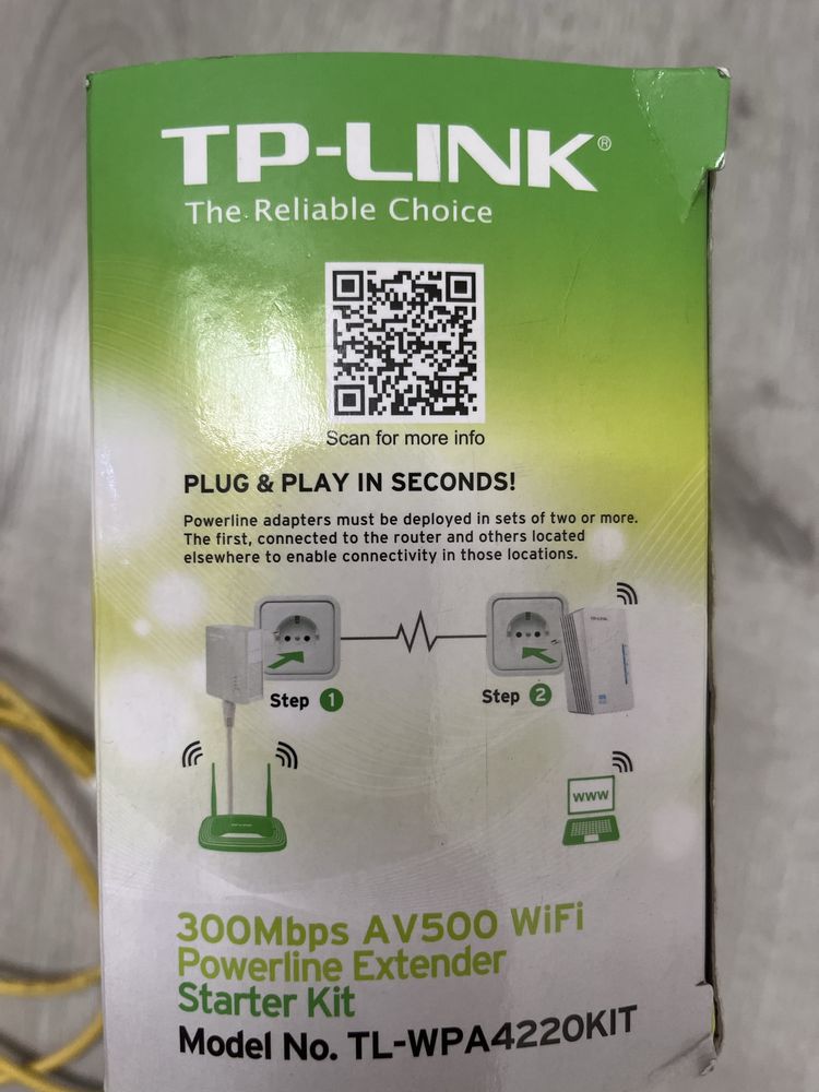 Transmiter / Wzmacniacz sieci Wi-Fi , Power Line Tp-Link