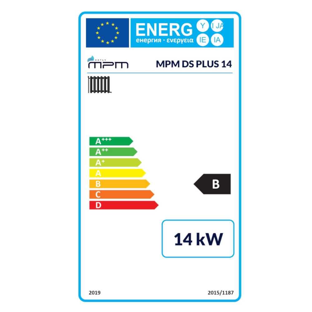 Kocioł, piec MPM DS Plus 14 kW - Ecodesign - zasyp górny