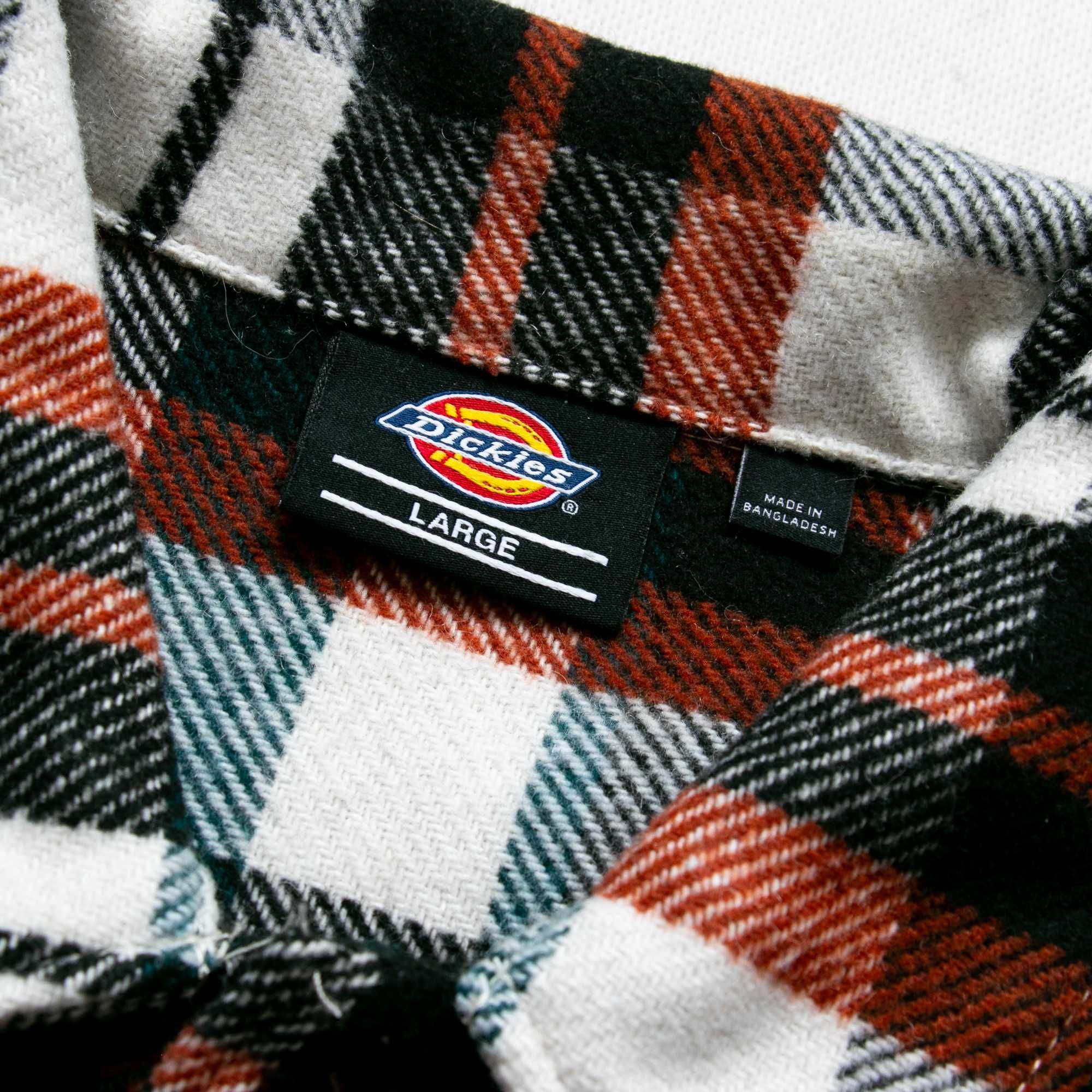 Dickies gruba koszula flanelowa w kratę L