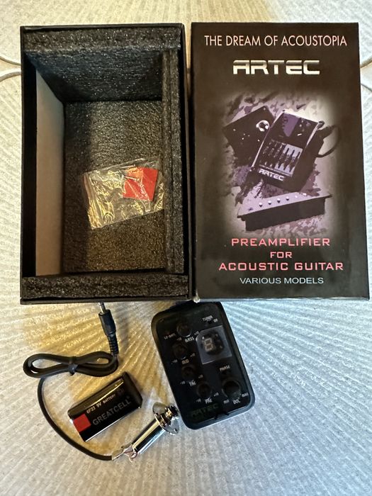 PRE AMPLIFIER FOR ACOUSTIC GUITAR ARTEC CEQ4
