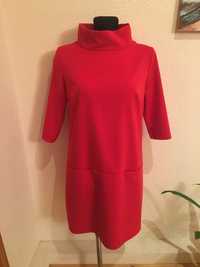 Продам червоне плаття вільного крою, для вагітних