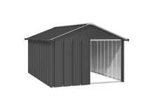 Buda dla psa, antracytowa, 116,5x153x81,5 cm