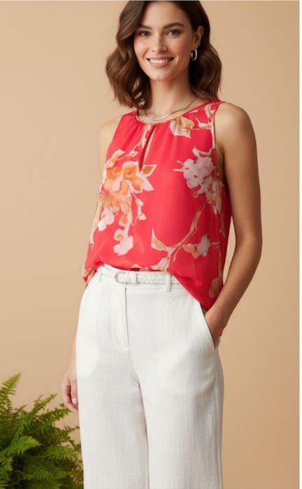 Blusa  Roberto Verino, em chiffon