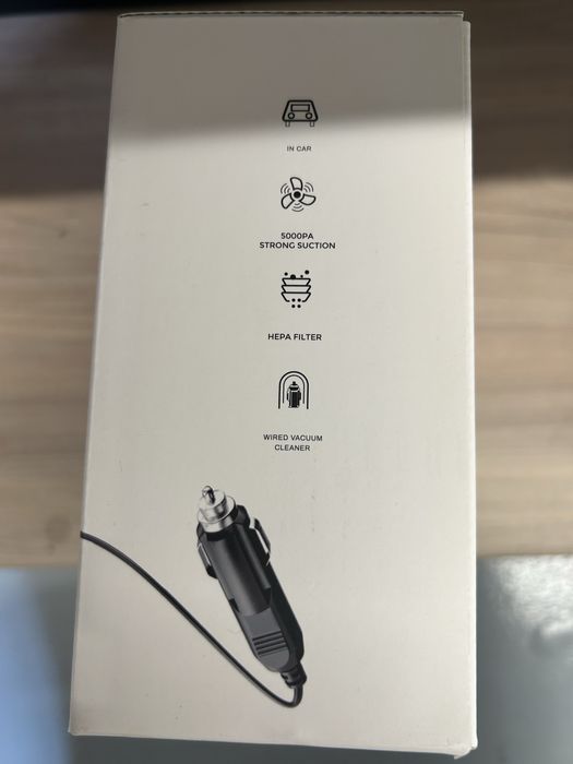 Aspirador automovel a vácuo portátil