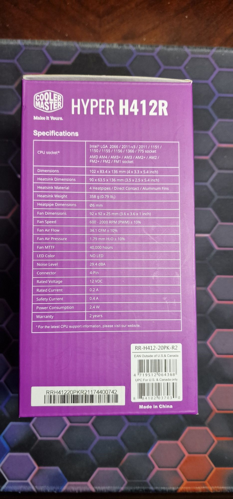 Кулер Cooler Master Hyper H412R