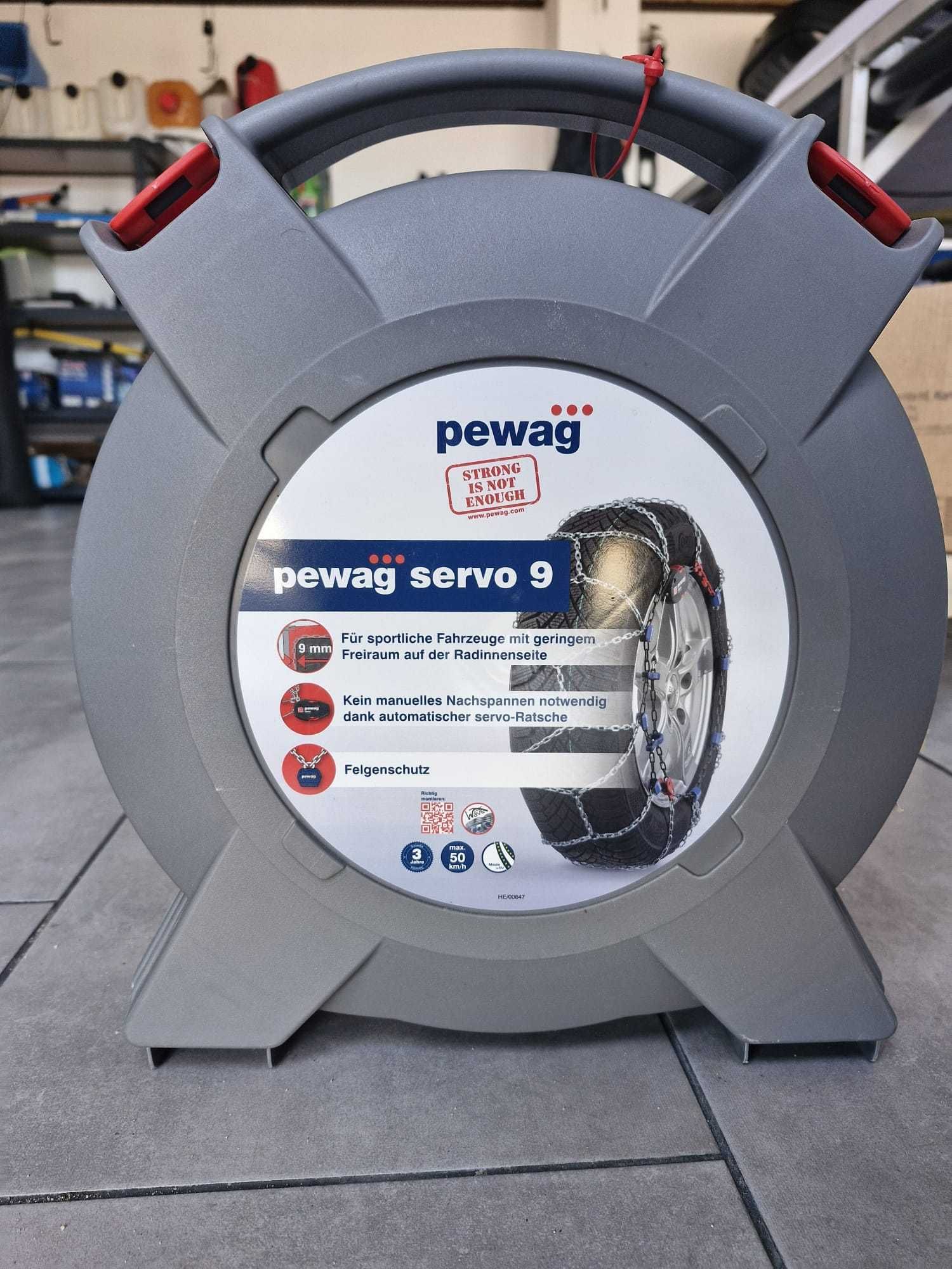 Łańcuchy śniegowe Pewag servo 9 RS9 74 nowe nie używane do samochodów