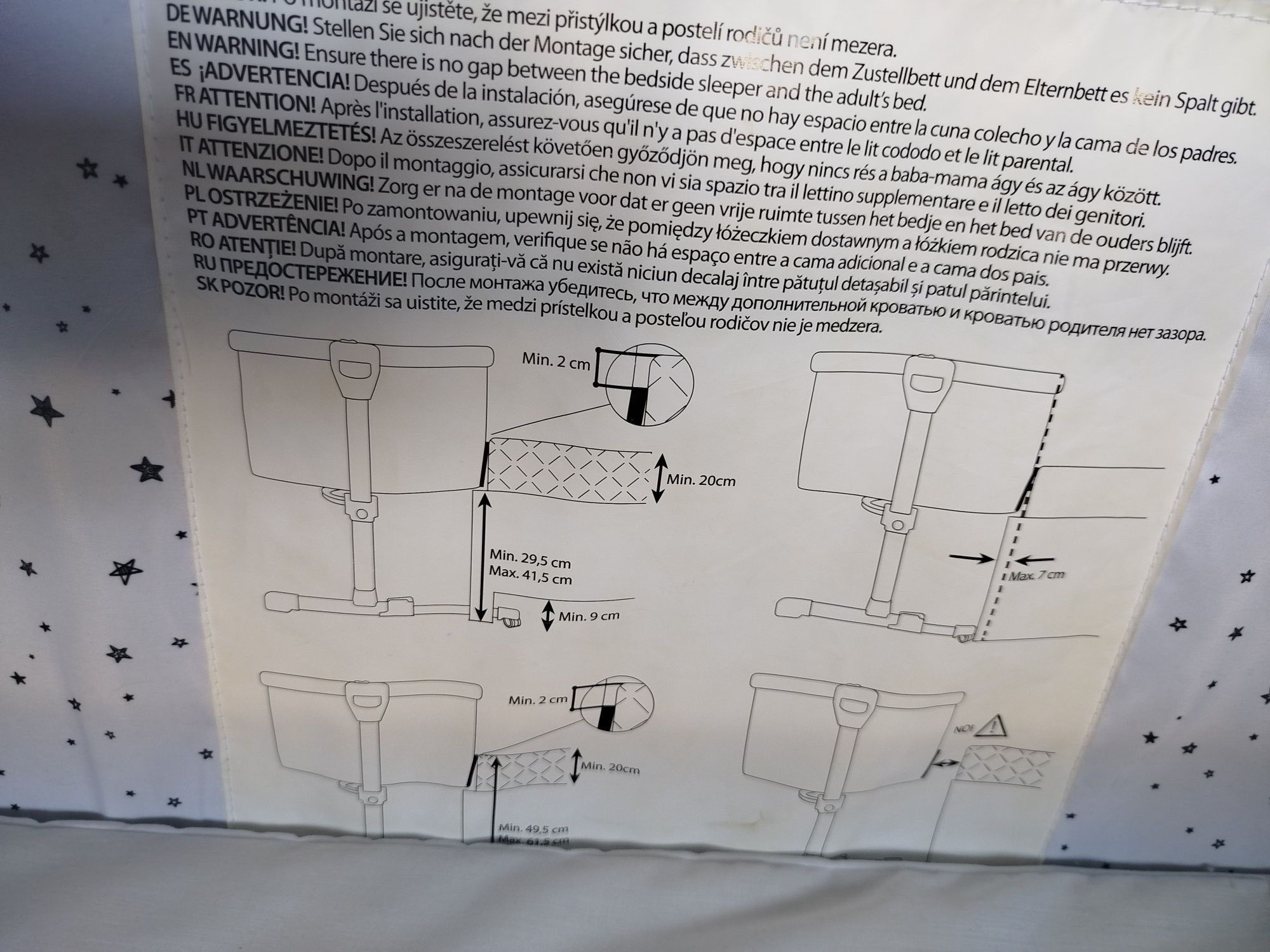 Berço para bebé.