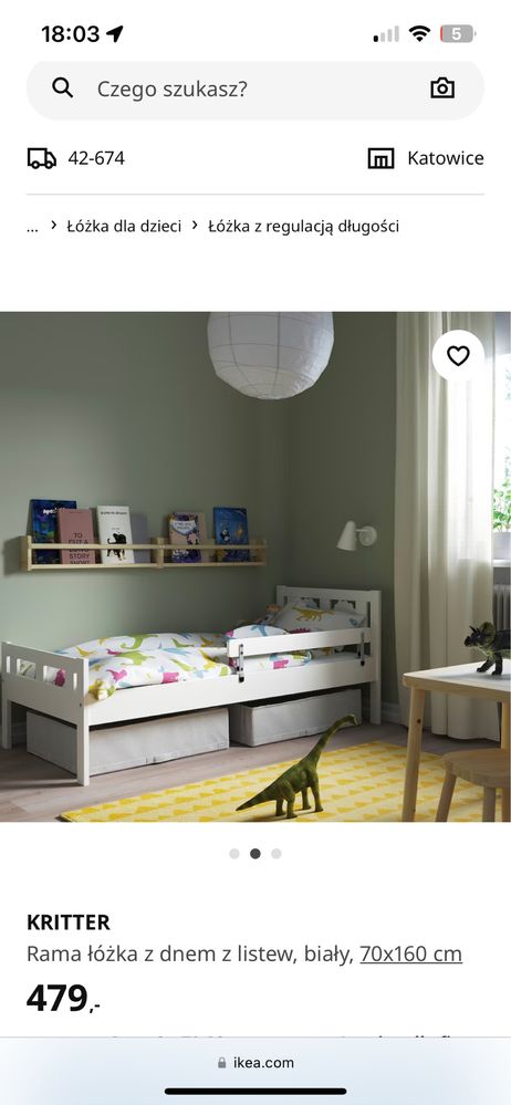 Lozko dziecięce ikea