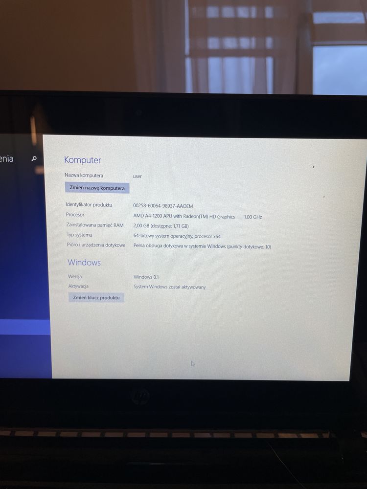 HP Pavilon touch smart