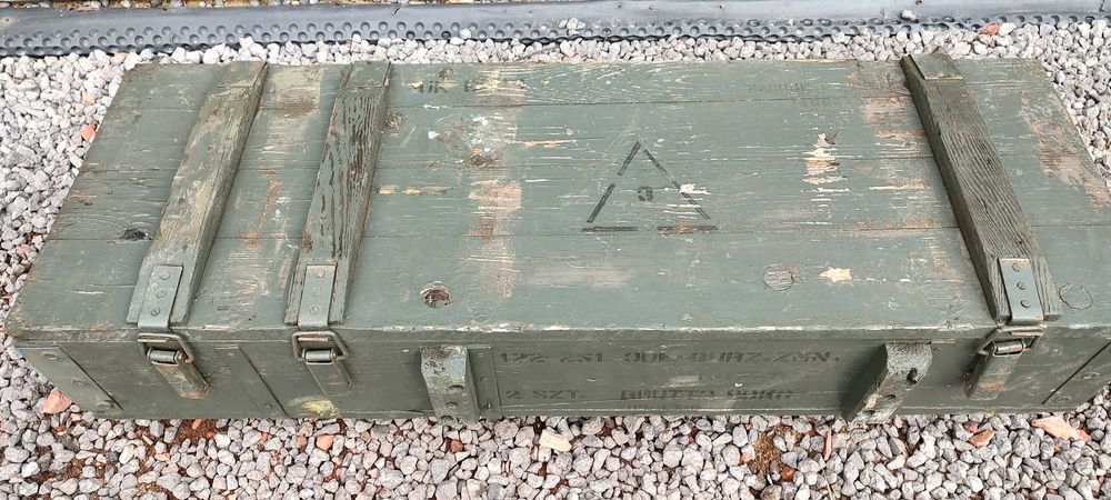 Skrzynia wojskowa drewniana Pancer 1