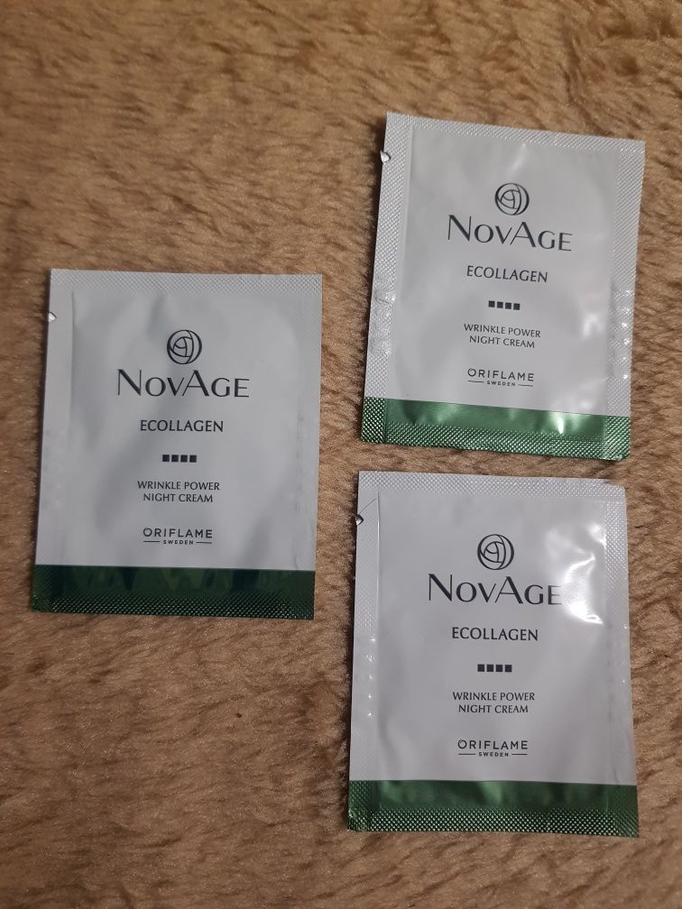 Krem przeciwzmarszczkowy na noc Novage Ecollagen Oriflame 1,5 ml