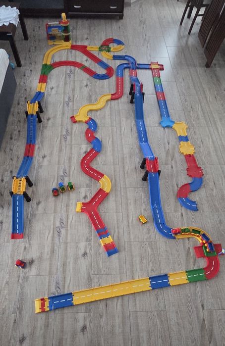 Duży zestaw WADER torów drogowych i kolejowych